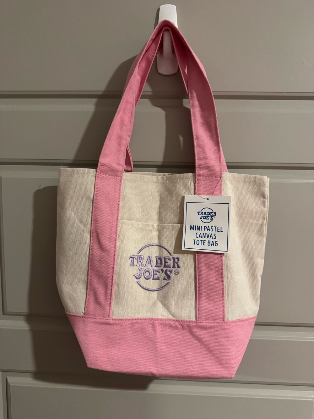Trader Joe’s Pink Mini Tote Bag